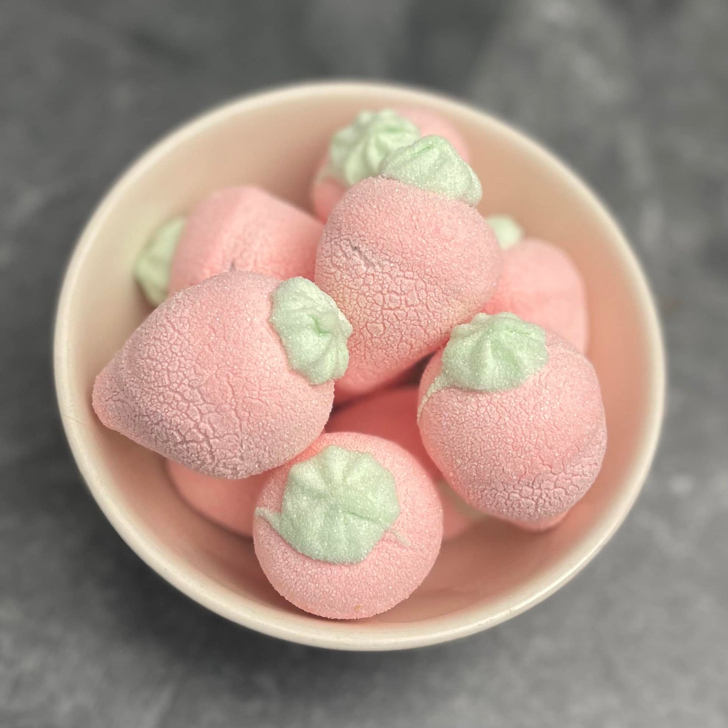 Strawberry Marshmallows With Cholocate Filling