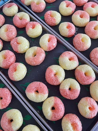 Peachy Puff Rings